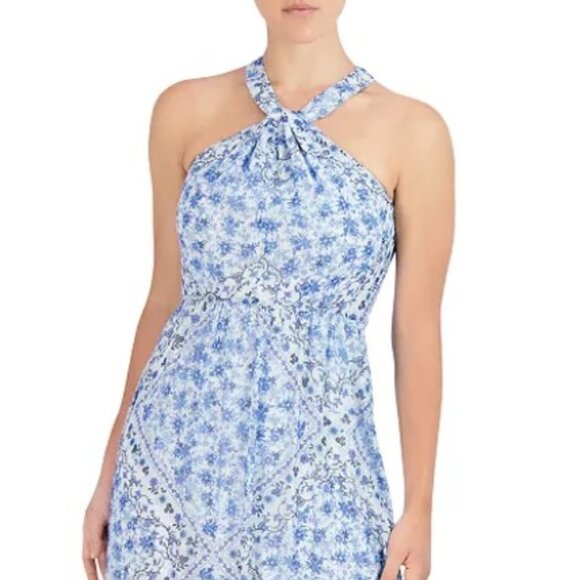 Laundry By Shelli Segal Dresses & Skirts - Laundry by Selli Segal blue maxi halter dress SZ 2